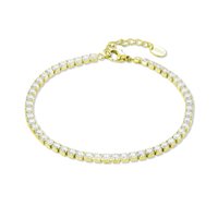 Armband Brand Herr Tennis Uomo in Stahl Zircone 14BR044WG-L - 14BR044WG-L